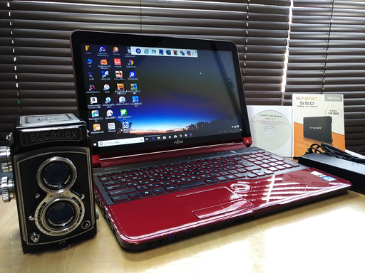 富士通 AH77/G★超高速Core i7★爆速新SSD360GB★Mem8GB★最新環境システムバックアップ済み★Ｗin 10 Home \u0026 Office