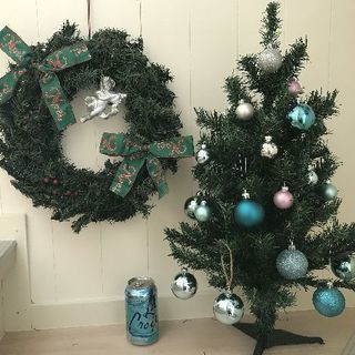 アメリカ製 クリスマスツリーとリース
