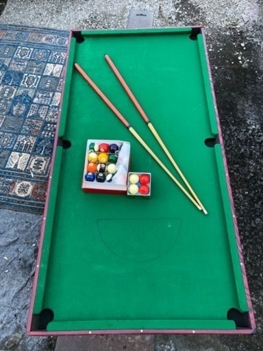 商談中 ビリヤード台セット