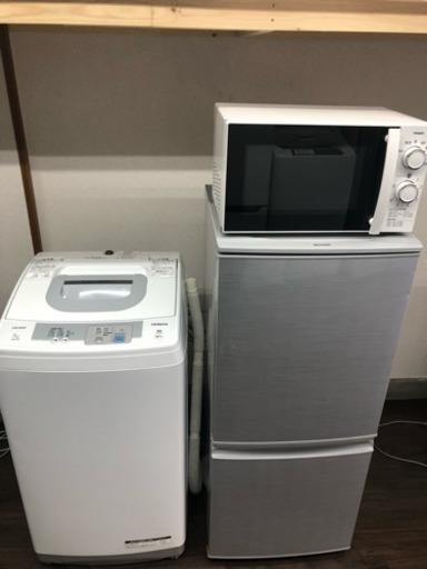 洗濯機、冷蔵庫、電子レンジセットです！(大阪市内配送設置込み!)