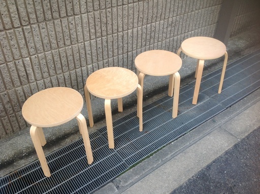 入荷中 フロスタ スツール 4脚セット IKEA - スツール