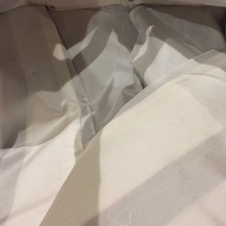 結城紬 雪輪に桜