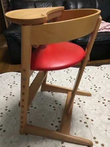 【美品】木製キッズハイチェア(子供椅子)