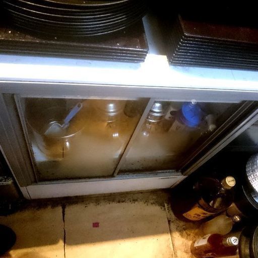 店舗用冷蔵庫/小 三洋電機◆業務用厨房機器◆使用感あり◆処分