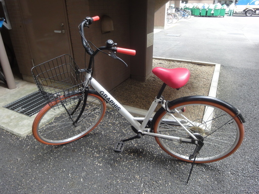 6段ギア付き26インチ自転車　2016年購入　川崎市中原区今井上町まで取りに来られる方