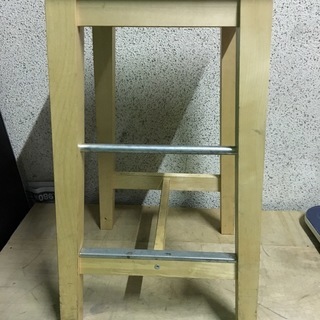 IKEA イケア 木製 バー スツール カウンターチェア BOS...