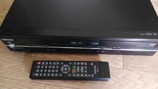ビデオ とDVD の一体型