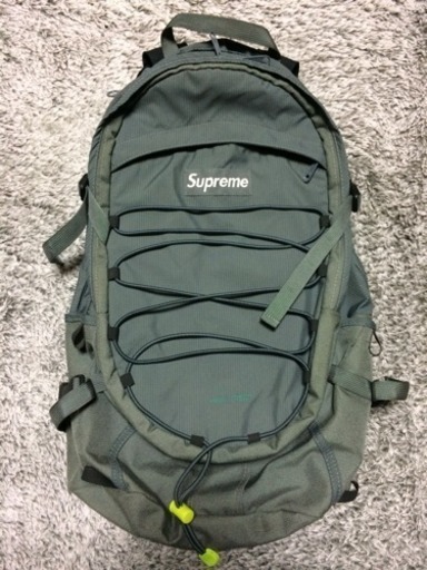 SUPREME シュプリーム Backpack 18代目 バックパック 灰色 Size【フリー】