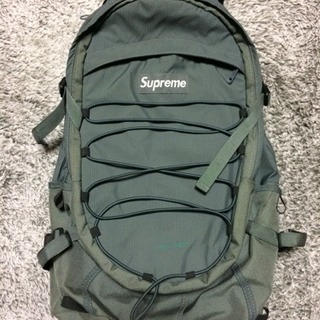 SUPREME シュプリーム Backpack 18代目 バックパック 灰色 Size