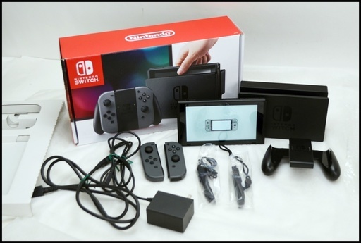 中古 ニンテンドースイッチ 本体 グレー Nintendo switch HAC-S-KAAAA 任天堂