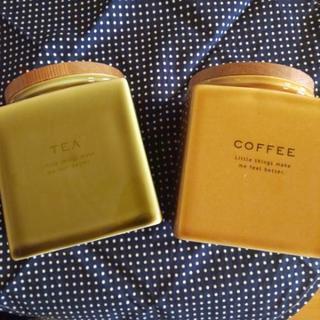 値下げ★コーヒー豆&茶葉の可愛いキャニスター♥️