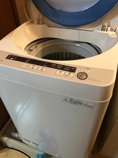 SHARP 5.5kg洗濯機 2015年製 ES-GE55P