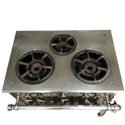 マルゼン ガスレンジ 3口 業務用 厨房機器 都市ガス用 コンロ ガステーブル maruzen 東ξN 11/30 (コレクトワン) 元町の