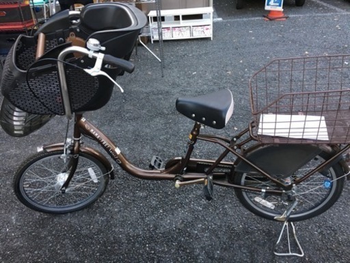 シティサイクル　ASAHICYCLE　20インチ　ママフレンドミニ　ブラウン