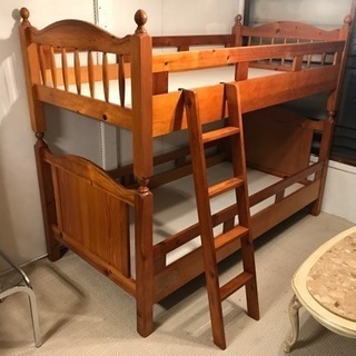 サマーセール開催❗️木製2段ベッド　＃家具