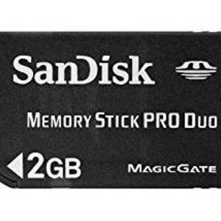 SanDiskのメモリースティック2GB