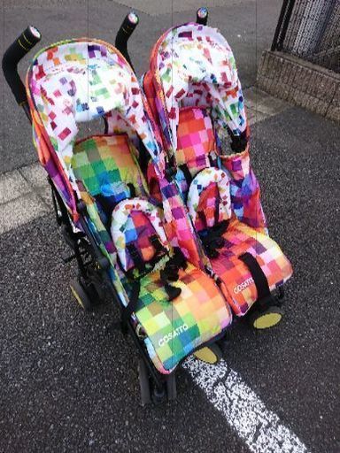 コサット 2人乗りベビーカー enigmind.pt