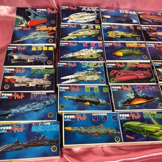 松本零士 銀河鉄道999 宇宙戦艦ヤマト 宇宙戦艦ヤマトプラモデル30個 