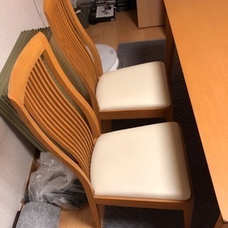 直 大塚家具 タモ材使用 テーブル イス4点セット - bravista.com.br