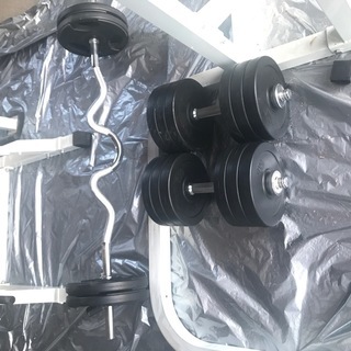 バーベル、ダンベル、ベンチプレス、スクワットスタンド、ディップススタンド