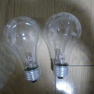 クリア電球　４０Ｗ形　ＨＩＴＡＣＨＩ ２個 未使用、新品