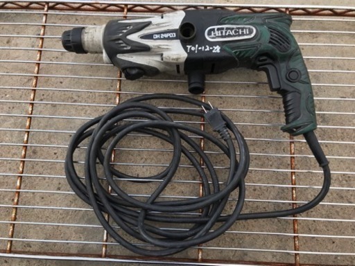 日立工機 24mmハンマドリル DH24PD3 100V ケース付 緑 日立 HITACHI 管理番号11301