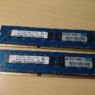 DDR3メモリ 2GB 2枚