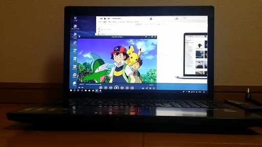 Windows10ブルートゥース、SSD搭載ノートパソコン USBマウスプレゼント中 (15.6型 Lenovo Quad-Core A8-3520M)