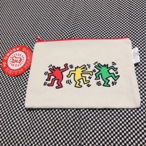 新品未使用 キースへリング Asoko コラボ ポーチ みな 川崎のバッグの中古あげます 譲ります ジモティーで不用品の処分