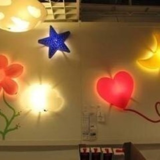 ３月下旬まで　IKEA LED電球2個 ウォールライト2個 ハー...