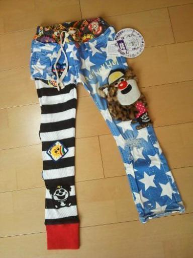 新品ハーフ＆ハーフロングパンツ120と150水色ジャムJAM\n\n