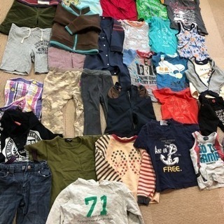 子供服中古まとめ売り配送可能激安30点男児向け80cm90cm1...