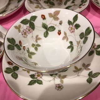 wedge woodカップ&ソーサー 6客