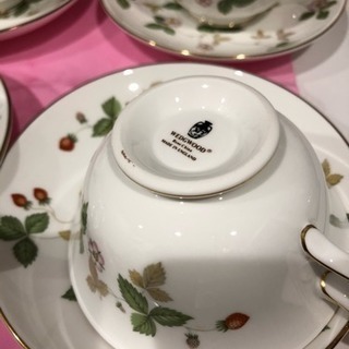 wedge woodカップ&ソーサー 6客