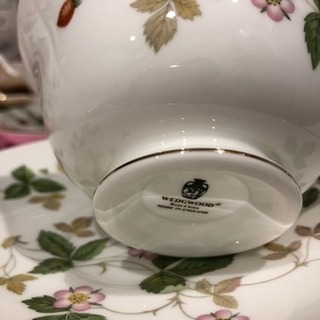 wedge woodカップ&ソーサー 6客