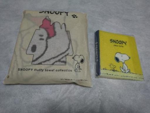 新品・ふんわりタオル SNOOPY