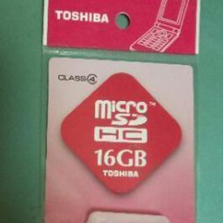 東芝 micro SDHC メモリカード 16GB 新品未使用 送料込み