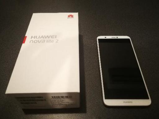 HUAWEI　nova lite 2　新品　SIMフリー化　ゴールド