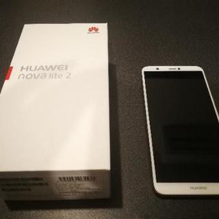 HUAWEI　nova lite 2　新品　SIMフリー化　ゴールド