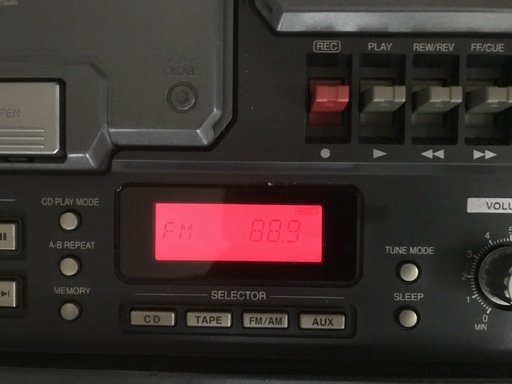 【パナソニック/Panasonic RX-PA7 CD・テープ・ラジカセ】