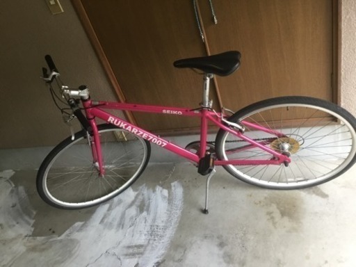 楽天市場】クロスバイク（カラーピンク）（自転車・サイクリング 