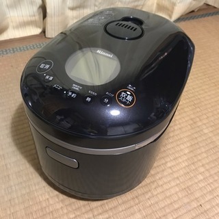Rinnaiリンナイ ガス炊飯器 5.5合炊き RR-055MST(BK)/LP プロパンガス