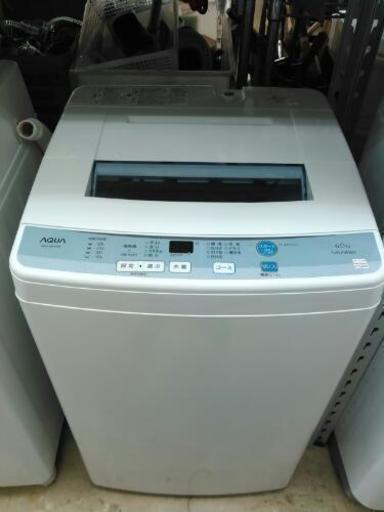 AQUA  6kw 洗濯機　AQW -S60D (2015)