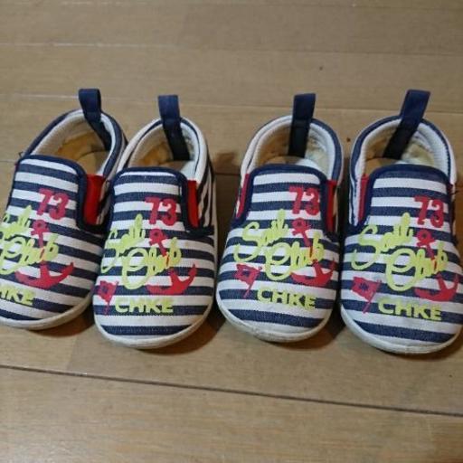 双子 14センチ 靴 ベビー くつ 14 Sakura 筑紫野の子供用品の中古