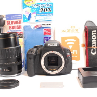 全国どこでも配送可能！❤️自撮り✨スマホ転送✨CanonキャノンkissX5 レンズキット❤️