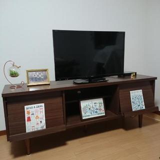 【美品】木目調テレビボード W150