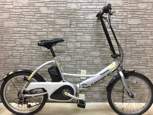 東京23区配達無料  Panasonic パナソニック  折りたたみ  3.1Ah リチウム  電動自転車  中古 ■20インチ