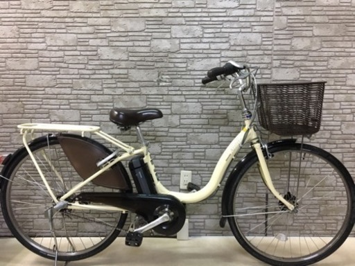 東京23区配達無料  新基準  BS ブリジストン アシスタ 8.1Ah リチウム 電動自転車 26インチ バッテリー2個付き