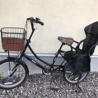 【美品】子ども乗せ自転車／チャイルドシート付き