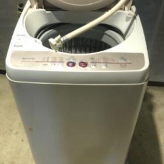 シャープ5、5キロ洗濯機